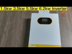 48VDC Output 5.5KW/6.2KW Solar Hybrid Inverter untuk On/Off Grid Frekuensi 50Hz/60Hz