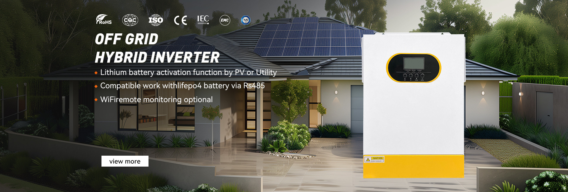 kualitas Off Grid Hybrid Solar Inverter pabrik