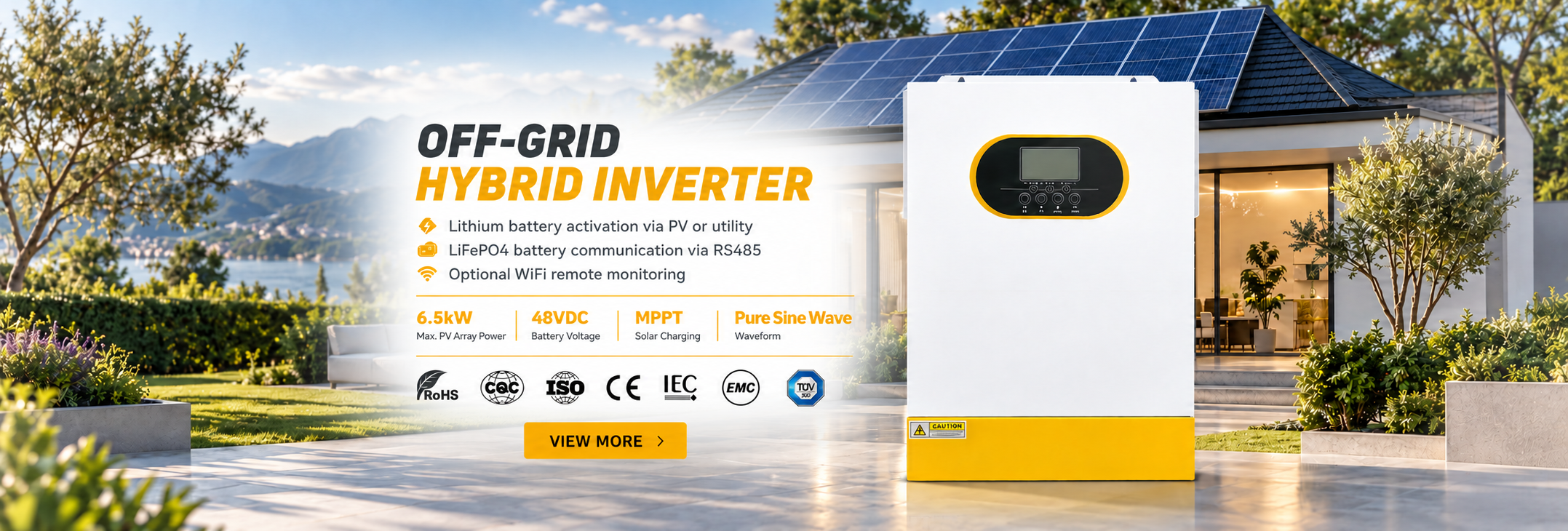 Kualitas Off Grid Hybrid Solar Inverter pabrik