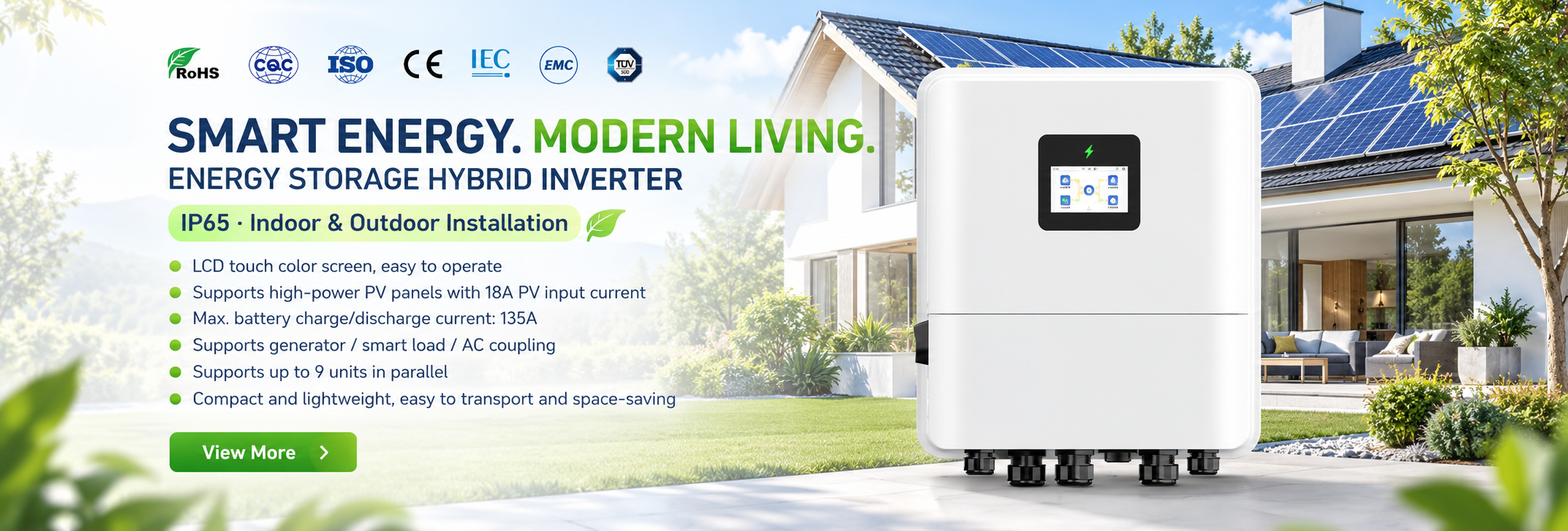 Kualitas Off Grid Hybrid Solar Inverter pabrik