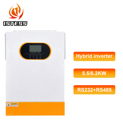 MPPT Off Grid Inverter 6.2KW Inverter hibrida untuk 48V Sistem Surya Frekuensi 50Hz/60Hz