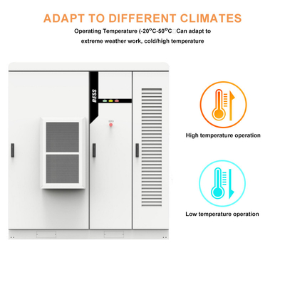 100kWh dan 215kWh Energi penyimpanan Pembangkit listrik tenaga surya untuk komersial dan industri