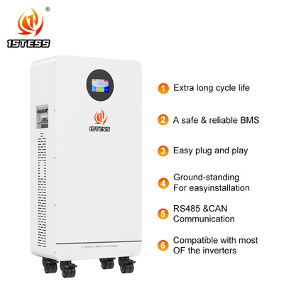 15.36kwh 51.2V 300Ah LiFePO4 Lithium Baterai RESIDENTIAL ESS sistem penyimpanan energi baterai