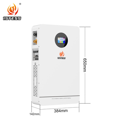 51.2V 200Ah 10,24kwh Baterai penyimpanan energi rumah Baterai penyimpanan energi rumah surya