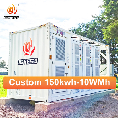 Sistem penyimpanan energi tenaga surya komersial industri dengan kapasitas baterai 500kWh 1MWh dan pemantauan dan kontrol jarak jauh