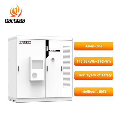 Baterai Tegangan Tinggi 115Kwh 768V 150AH Bess Industri Komersial Energy Storage Cabinet Lithium Baterai Surya