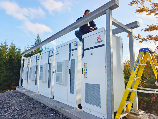 Sistem penyimpanan energi baterai surya 100kw 80kwh 20ft 40ft Lithium Ion Lifepo4 Liquid Cooling Container BESS
