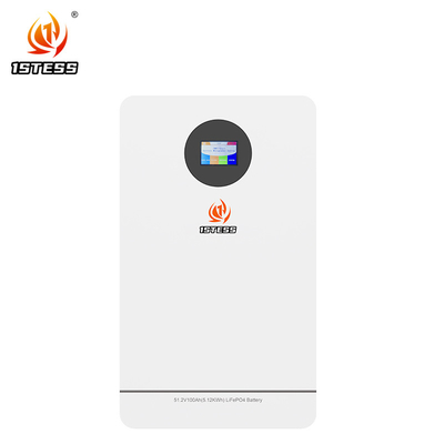 51.2V 200Ah LiFePo4 Baterai Paket Baterai Penyimpanan Surya yang dipasang di dinding 10.24Kwh Sistem Listrik Rumah