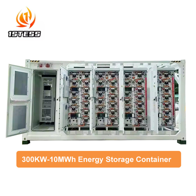 1.5MWH Lithium Battery Solar Energy Battery System Container 300 KWH 1 MWh 3 MWh Container LiFePo4 Sistem penyimpanan energi