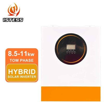 Mode pengisian MPPT 8.5KW 11KW Solar Hybrid Inverter, 48V 11kW On/Off Grid Hybrid Solar Inverter