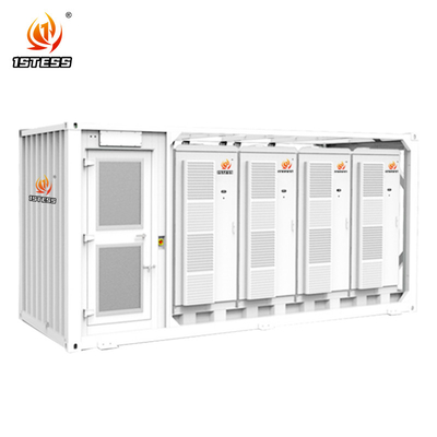 Sistem pendinginan cair 1MWh LiFePO4 Kontainer ESS komersial industri untuk stabilisasi jaringan listrik dan pemotongan puncak