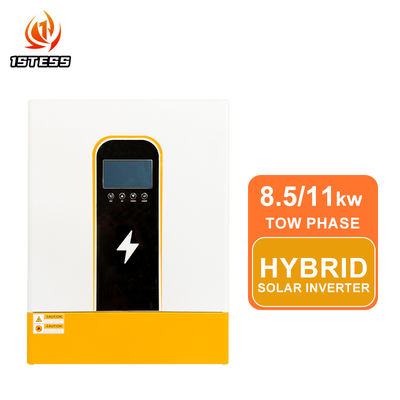 11kW Tegangan Tinggi MPPT Inverter Single Phase 48V Baterai Pure Sinus Wave Twin AC Output