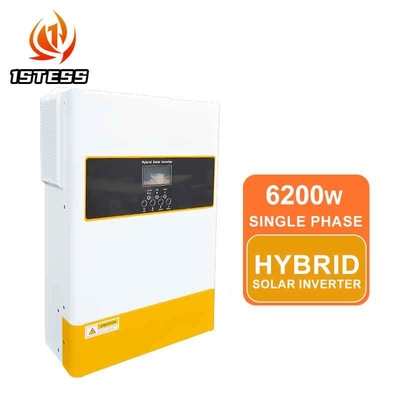 Inverter Off Grid 6.2kW 48V Gelombang Sinus Murni MPPT Tegangan Tinggi Dengan Dongle WiFi