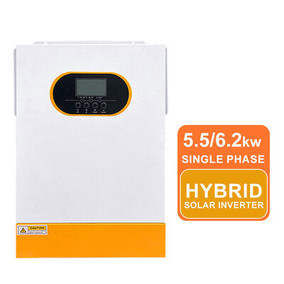 Single Phase 24V 48V Hybrid Solar Inverter Off Grid 3.5kw 5.5kw 6.2kw Pure Sinus Wave MPPT High Surge Power