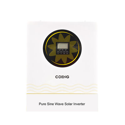 24V 48V Inverter Surya Hybrid Off Grid Single Phase MPPT 3.5kw 5.5kw 6.2kw Desain Tutup debu gelombang sinus murni