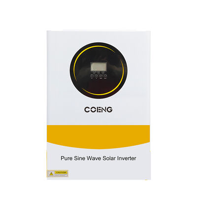 Inverter Surya Hibrida 48V 6.2kW Fase Tunggal Gelombang Sinus Murni Off Grid MPPT dengan Dukungan Baterai LiFePO4