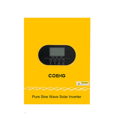 Single Phase Off Grid Hybrid Solar Inverter 48V 5.5kw 6.2kw Pure Sinus Wave MPPT dengan Multiple Output Priority UTL SOL SBU dan SUB