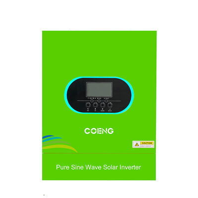 Inverter Surya Hibrida 48V Off Grid 5.5kw 6.2kw Fase Tunggal Gelombang Sinus Murni dengan WiFi Opsional Pemantauan Jarak Jauh dan MPPT