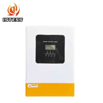 Inverter Surya Hibrida Fase Tunggal 48V Grid-Tie dan Cadangan 5.5kw 6.2kw Pure Sine Wave MPPT Off Grid