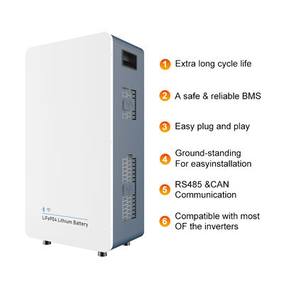 Sistem Baterai Berkapasitas Sambungan Paralel 10kWh hingga 160kWh